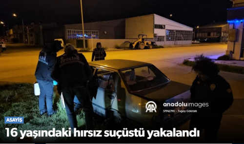 16 Yaşındaki Hırsız Çocuk Suçüstü Yakalandı!