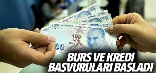 2023-2024 Burs/Kredi Başvuruları Başladı