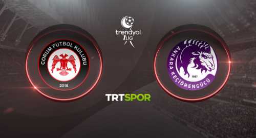 AHL Çorum FK - Keçiörengücü maçı