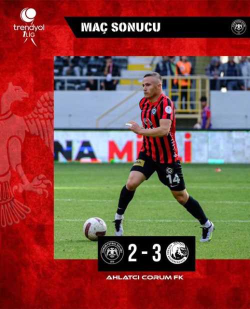 Ahlatçı Çorum FK 2-3 Keçiörengücü