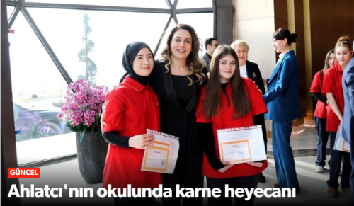 Ahlatcı Kuyumculuk Mesleki Eğitim Merkezi’nde Karne Heyecanı