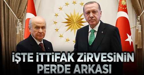 AK PARTİ - MHP İTTİFAK'TA ANLAŞTI 
