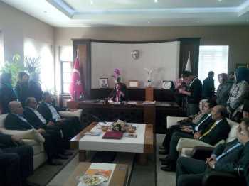 Ak Parti İl Teşkilatı Başkan Külcü'yü ziyaret etti