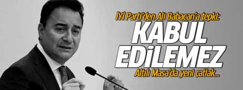 Altılı Masa'da yeni çatlak!