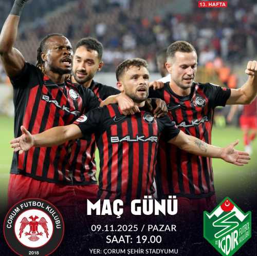 Arca Çorum FK, Zirve Hedefiyle Iğdır FK Karşısında