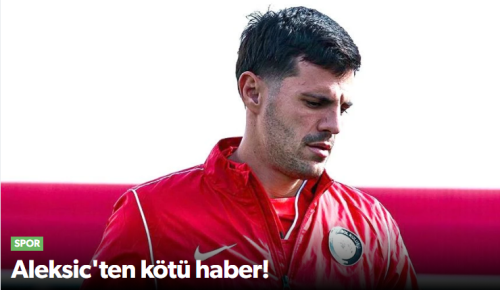 Arca Çorum FK’da Aleksic Sakatlandı