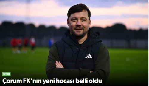 Arca Çorum FK’nın Yeni Hocası Uğur Uçar