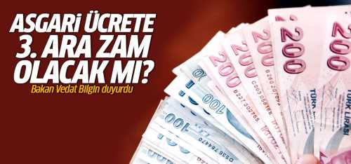 Asgari Ücrete 3. Zam Konusu