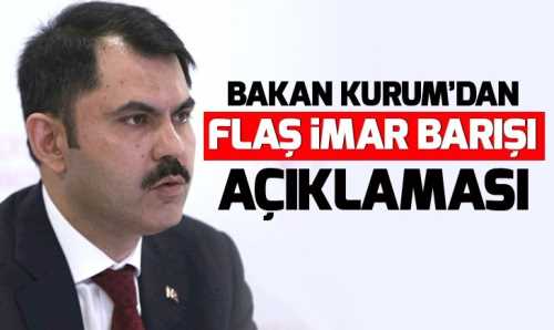 Bakan açıkladı! İmar barışı uzayacak mı?