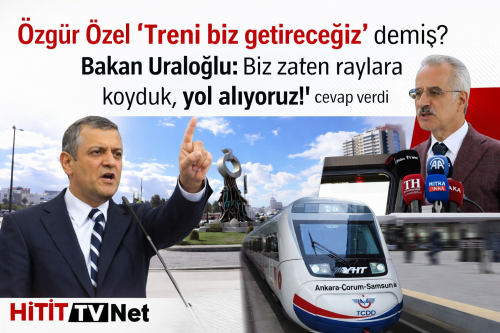 Bakan Uraloğlu Özgür Özel‘e Cevap verdi "Biz raylara koyduk, yol alıyoruz!