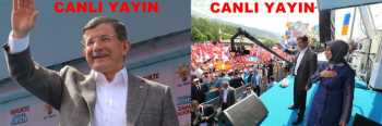 BAŞBAKAN DAVUTOĞLU ÇORUM MİTİNGİ CANLI