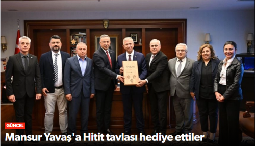 Başkan Mansur Yavaş'a Özel Hediye!