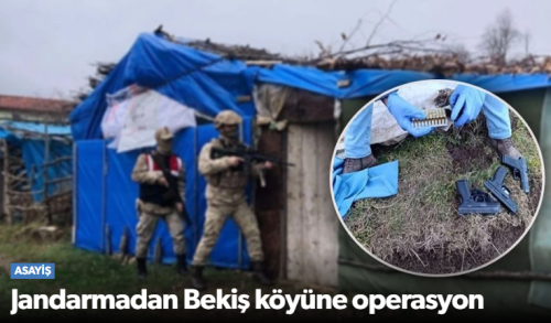 Bekiş köyünde silah ticareti ihbarı!