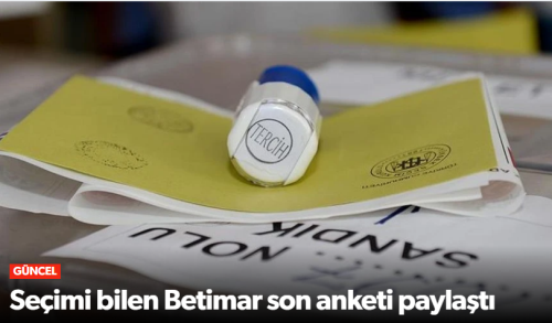 BETİMAR’DAN Kasım 2025 Anketi!