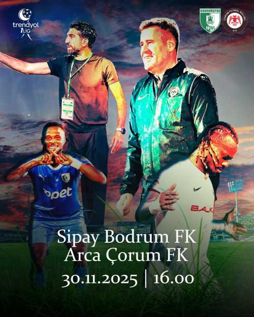 Bodrum FK - Arca Çorum FK Maçı