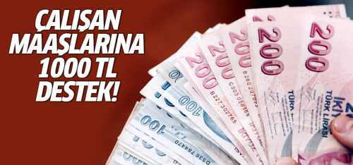 Çalışan Maaşlarına Haziran'a Kadar 1000 TL Yakıt Desteği