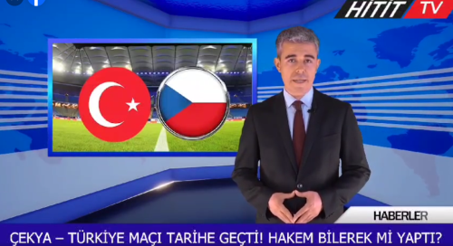 Çekya - Türkiye maçı tarihe geçti! Kart rekoru