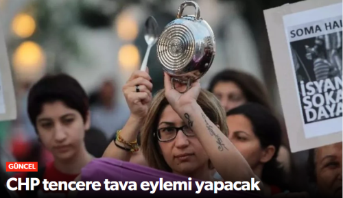 CHP Çorum "Tencere Tavanı Alda Gel" Eylemi Yapacak!
