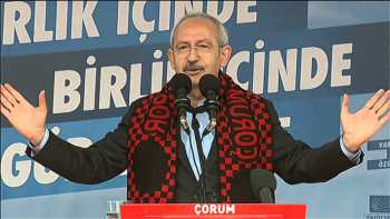 CHP LİDERİ 12 MAYIS’TA ÇORUM’A GELİYOR