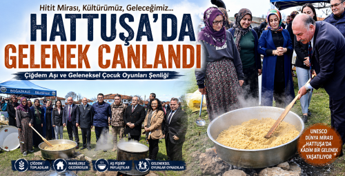 Çorum - Boğazkale’de Geleneksel “Çiğdem Aşı” Şenliği!