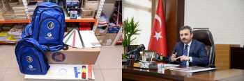 ÇORUM BELEDİYESİNDEN  BOSNA'DA  TÜRKÇE ÖĞRENEN ÖĞRENCİLERE KIRTASİYE YARDIMI 