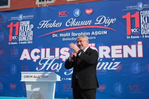 Çorum'da 11.'si Düzenlenen Kitap Kültür Günleri Başladı