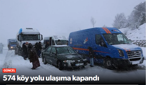 Çorum'da 79 Köy Yolunda Ulaşım Sağlanamıyor