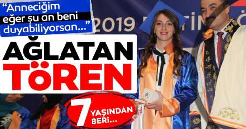 Çorum'da ağlatan mezuniyet töreni