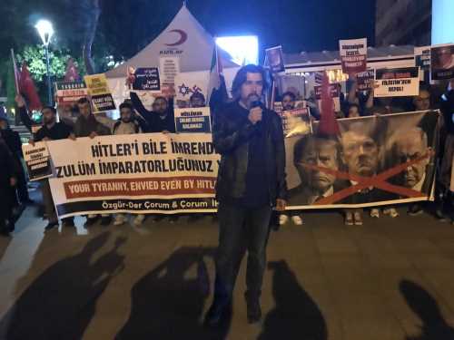 Çorum'da Gazze İçin Sert Mesajlar Verildi!