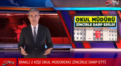 Çorum'da Okul müdürü zincirle darp edildi!
