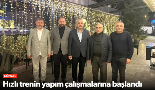 Çorum Demiryolu-Hızlı Tren yatırımında yapım çalışmaları başladı!