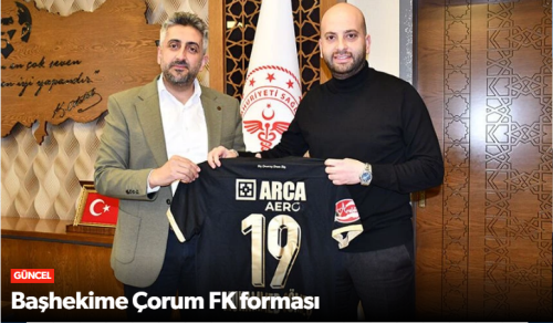 Çorum FK Yönetiminden Başhekim Gömeç’e Ziyaret