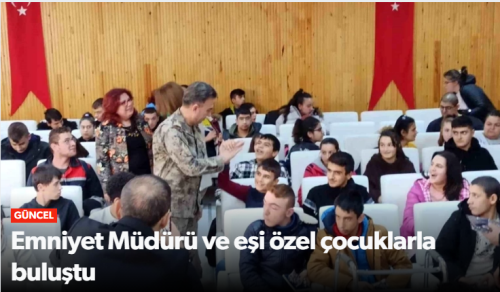 Çorum İl Emniyet Müdürü ve Eşinden Özel Ziyaret
