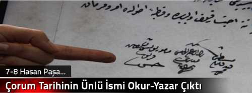 Çorum Tarihinin Ünlü İsmi Okur-Yazar Çıktı