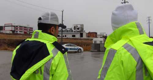 Çorum Trafik İl Müdürlüğü Zorunlu kış lastiği uygulaması denetimi yaptı