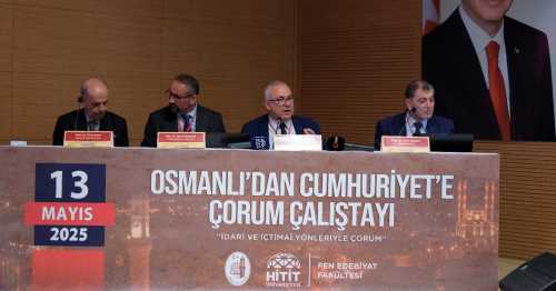 Çorum'un Tarihi ve Kültürel Mirası Çalıştayda Ele Alındı!