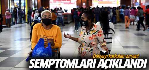  Covid-19'un Omicron varyantının semptomları