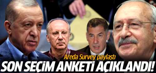 Cumhurbaşkanlığı için son seçim anketi!