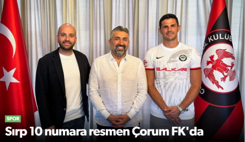 Danijel Aleksić, Arca Çorum FK'ya Transfer İmzasını Attı!