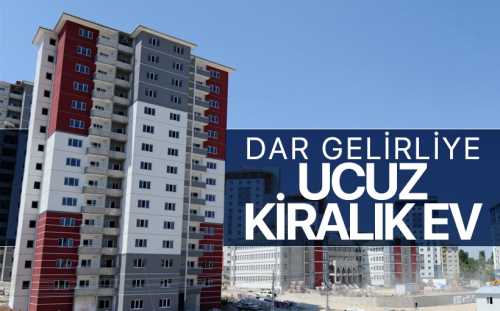 Dar gelirli vatandaşlara ucuza kiralık ev devri