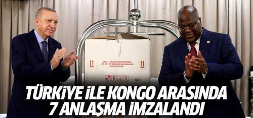 Demokratik Kongo Cumhuriyeti arasında 7 anlaşma yapıldı