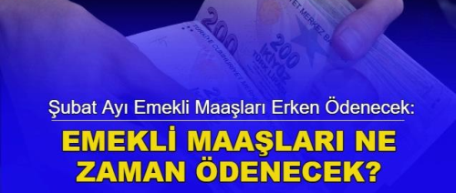 Deprem nedeniyle emekli maaşları erken ödenecek