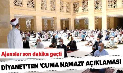 Diyanet'ten 'Cuma namazı' açıklaması