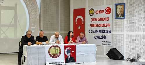 Dursun Ünlü Çorum Dernekler Federasyonu Başkanlığına Seçildi!