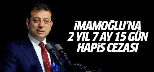 Ekrem İmamoğlu 2 Yıl 7 Ay 15 Gün Siyasi Yasaklı