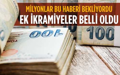 Emekliye ek ikramiye belli oldu