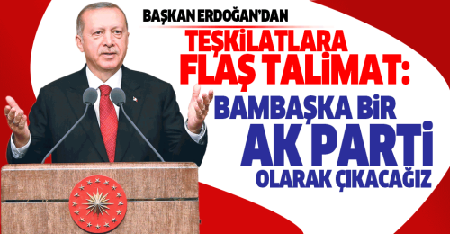 Erdoğan 7. Olağan Büyük Kongre emrini verdi