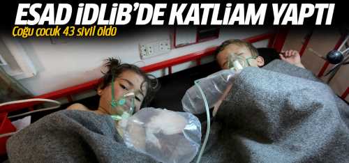 Esad'dan kimyasal katliam! İdlib'den korkunç görüntüler