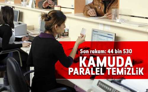 FETÖ'nün darbe girişimi sonrası pek çok kamu kurum ve kuruluşunda toplam 44 bin 530 kişi görevden uzaklaştırıldı