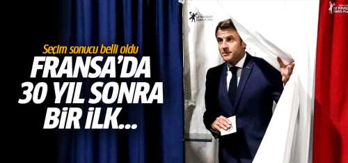 Fransa’da 30 yıl sonra bir ilk yaşandı